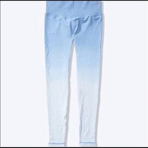 Pink active blue ombre leggings